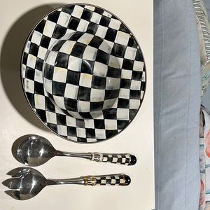 Mackenzie Childs bowl and serve ware